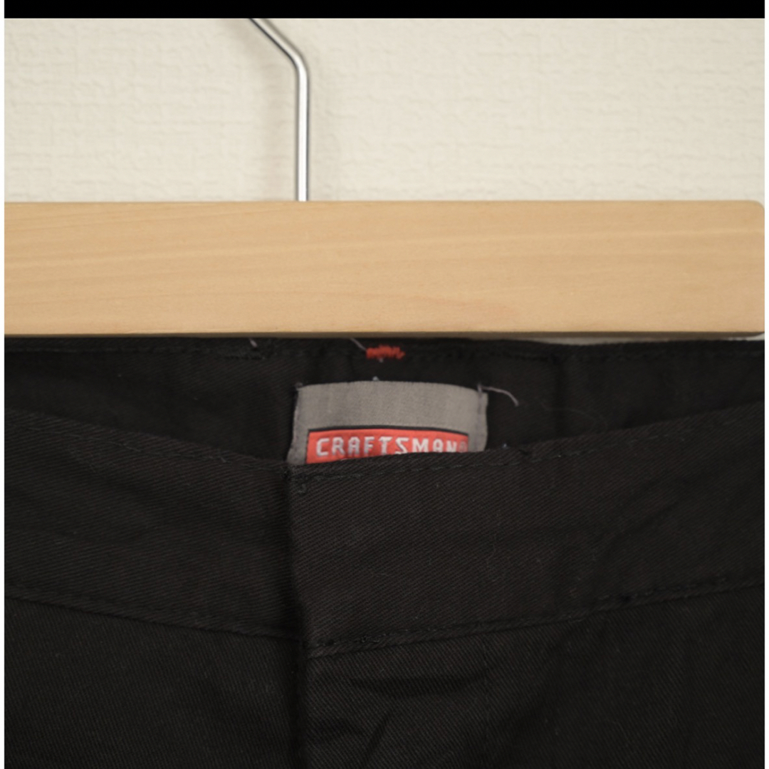 Rick Owens(リックオウエンス)の90’s craftzman ブラックバギーパンツ　サイドポケット　 メンズのパンツ(デニム/ジーンズ)の商品写真
