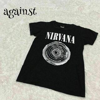 against ☆ NIRVANA ニルヴァーナ バンドTシャツ 黒 ブラック