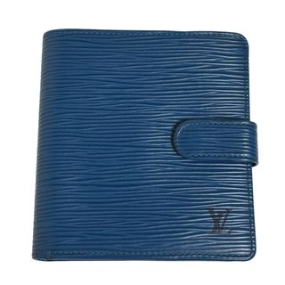 ルイヴィトン(LOUIS VUITTON)のルイヴィトン M63555 二つ折り財布 トレドブルー  LOUIS VUITTON ポルト ビエ エピ(財布)