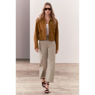 ザラ(ZARA)のZARA🍋定価１万　リラックスレッグ　ハイライズデニムパンツ(デニム/ジーンズ)