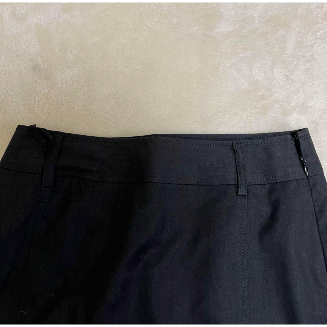 kumikyoku（組曲）(クミキョク)の【組曲】クミキョク　膝丈スカート　黒色　サイズ1   Sサイズ レディースのスカート(ひざ丈スカート)の商品写真