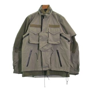 サカイ(sacai)のsacai サカイ ブルゾン（その他） 2(M位) カーキxグレー 【古着】【中古】(その他)