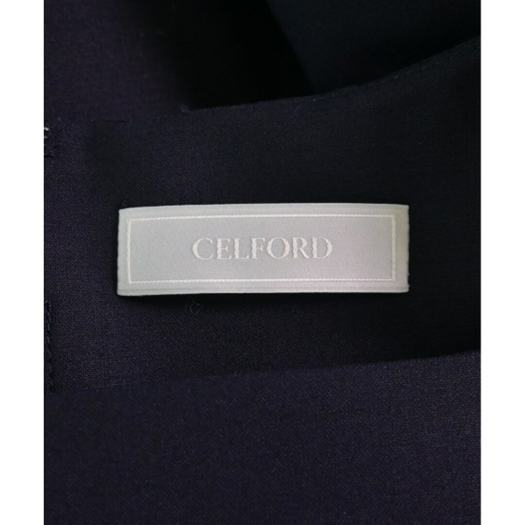 CELFORD(セルフォード)のCELFORD セルフォード ワンピース 38(M位) 紺 【古着】【中古】 レディースのワンピース(ひざ丈ワンピース)の商品写真