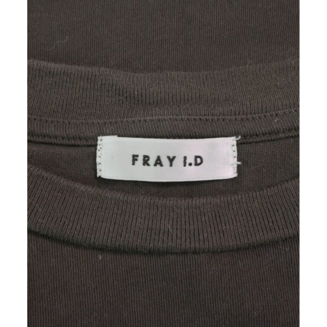 FRAY I.D(フレイアイディー)のFRAY I.D フレイアイディー Tシャツ・カットソー F 茶 【古着】【中古】 レディースのトップス(カットソー(半袖/袖なし))の商品写真