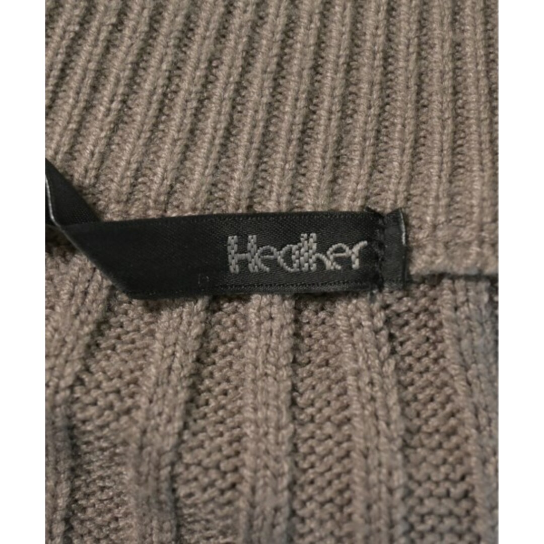 heather(ヘザー)のHeather ヘザー ワンピース F 茶系 【古着】【中古】 レディースのワンピース(ひざ丈ワンピース)の商品写真