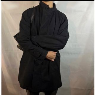 COMOLI - old soutien collar coat