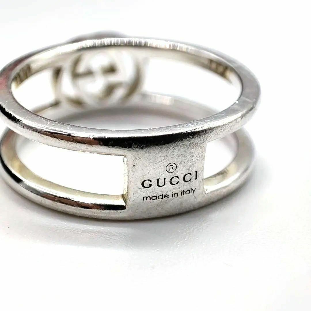 Gucci(グッチ)の【GUCCI】グッチ　GG 925 リング 9号 インターロッキングリング レディースのアクセサリー(リング(指輪))の商品写真