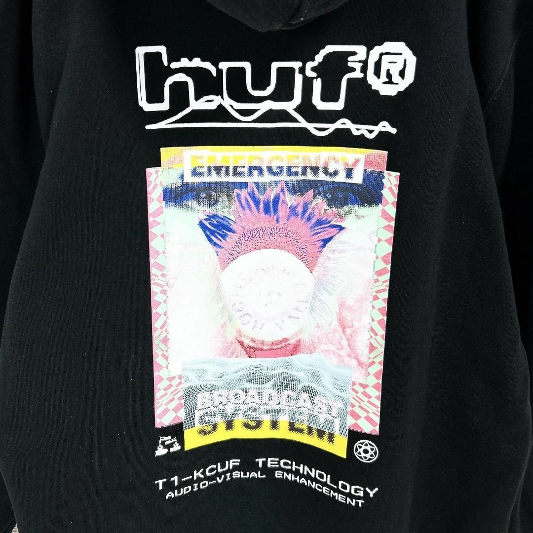 HUF(ハフ)のL★HUF ハフ 両面プリント プルオーバーパーカーエマージェンシー システム メンズのトップス(パーカー)の商品写真