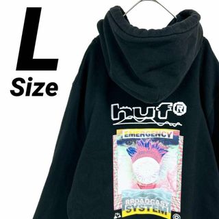 ハフ(HUF)のL★HUF ハフ 両面プリント プルオーバーパーカーエマージェンシー システム(パーカー)