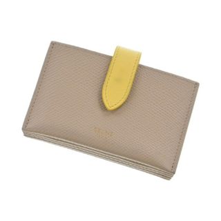 セリーヌ(celine)のCELINE セリーヌ カードケース - ベージュ 【古着】【中古】(名刺入れ/定期入れ)