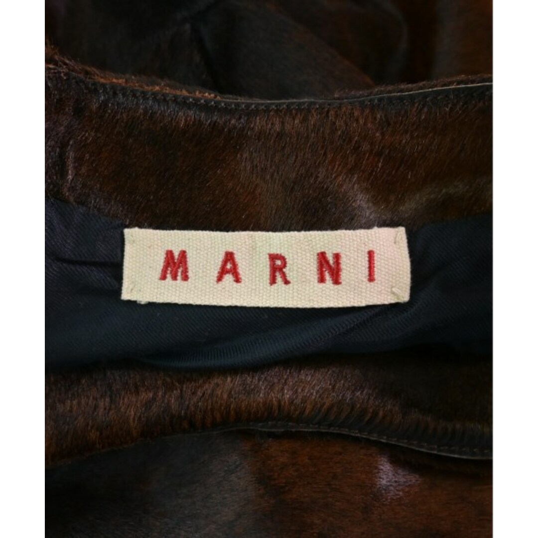 Marni(マルニ)のMARNI マルニ ミニスカート 36(XS位) 茶 【古着】【中古】 レディースのスカート(ミニスカート)の商品写真