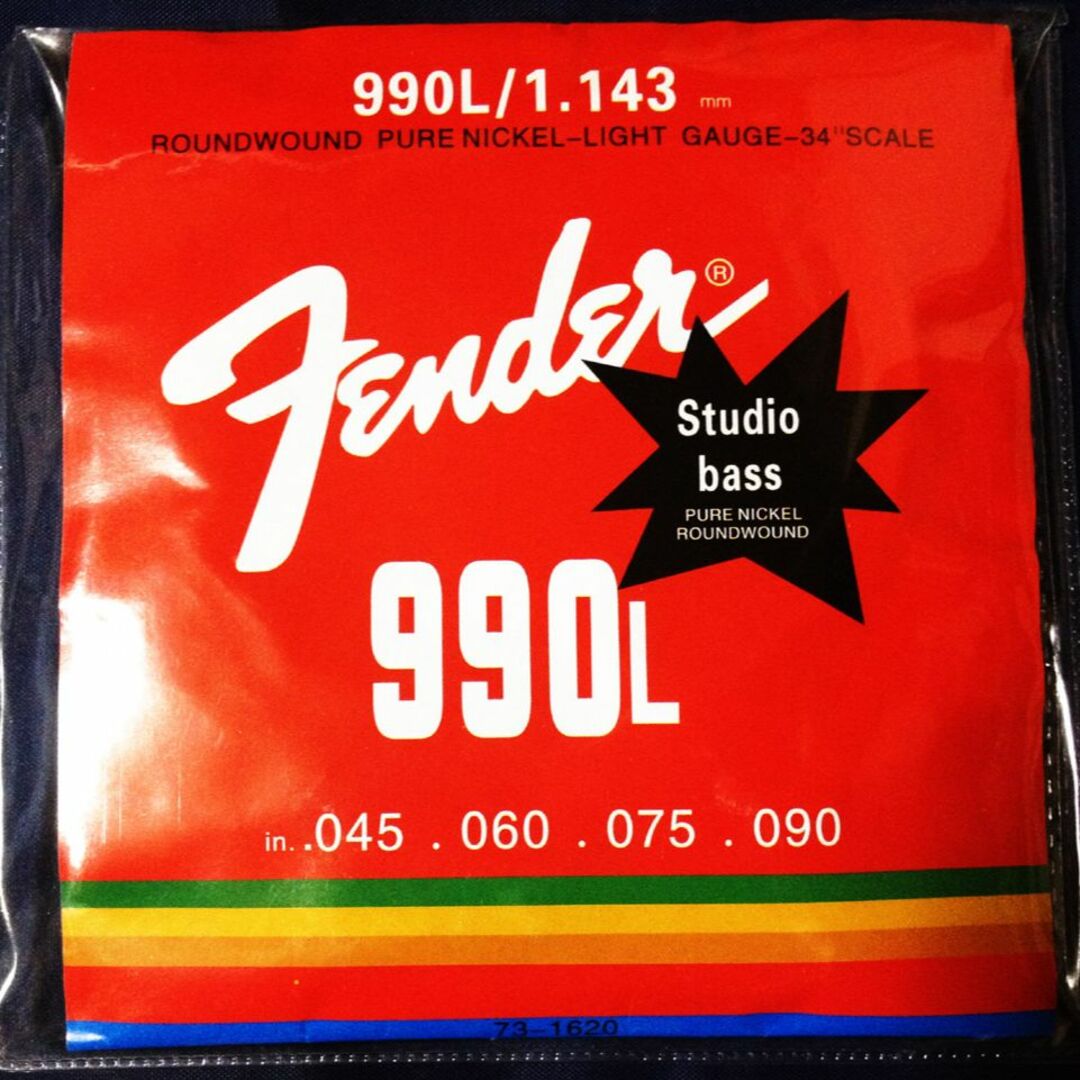Fender(フェンダー)の送料無料★Fender★激安エレキベース弦★１～４弦★ライトゲージ 2セット 楽器のベース(弦)の商品写真