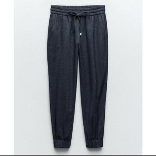 ザラ(ZARA)の【ZARA】ブラッシュジャージージョガーパンツ(カジュアルパンツ)