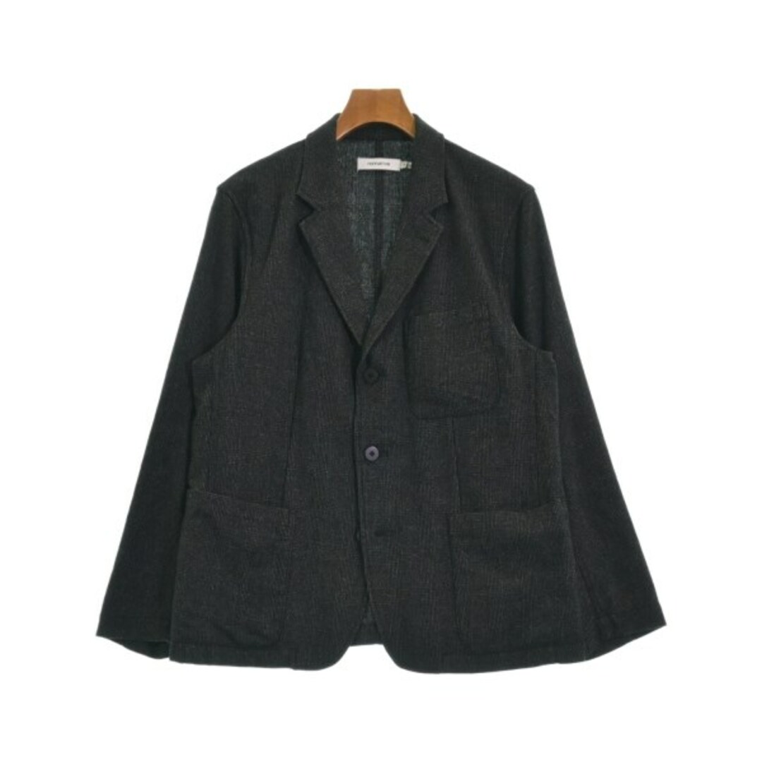 nonnative(ノンネイティブ)のnonnative カジュアルジャケット 1(S位) 黒xグレー(チェック) 【古着】【中古】 メンズのジャケット/アウター(テーラードジャケット)の商品写真