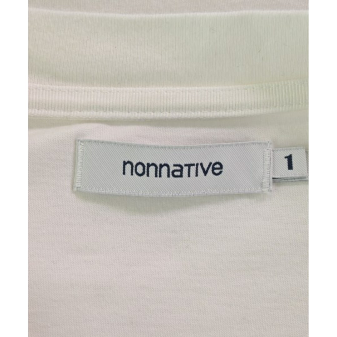 nonnative(ノンネイティブ)のnonnative ノンネイティヴ Tシャツ・カットソー 1(S位) 白 【古着】【中古】 メンズのトップス(Tシャツ/カットソー(半袖/袖なし))の商品写真