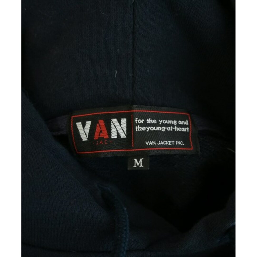 VAN(バン)のVAN ヴァン パーカー M 紺 【古着】【中古】 メンズのトップス(パーカー)の商品写真