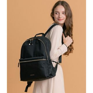 トッカ(TOCCA)のトッカ　tocca ＳＩＤＥ　ＲＩＢＢＯＮＢＡＣＫＰＡＣＫリュックサックブラック(リュック/バックパック)