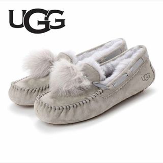 アグ(UGG)の【送料無料】UGG DACOTA POM POM モカシン スウェード グレー(その他)