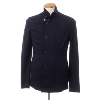 アルマーニ コレツィオーニ(ARMANI COLLEZIONI)の【中古】アルマーニ コレッツォーニ ARMANI COLLEZIONI ハイゲージレーヨン ニットブルゾン ネイビー【サイズM】【メンズ】(その他)