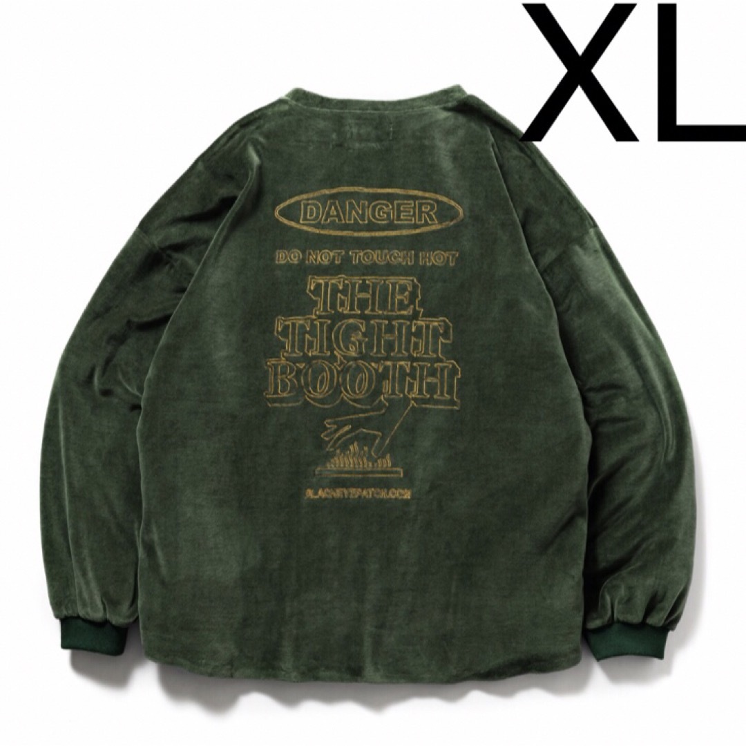 LHP(エルエイチピー)のXL BlackEyePatch×TIGHTBOOTHカットソー ロンT ベロア メンズのトップス(Tシャツ/カットソー(七分/長袖))の商品写真