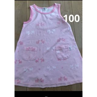 ポンポネット(pom ponette)のワンピース　100㎝(Tシャツ/カットソー)