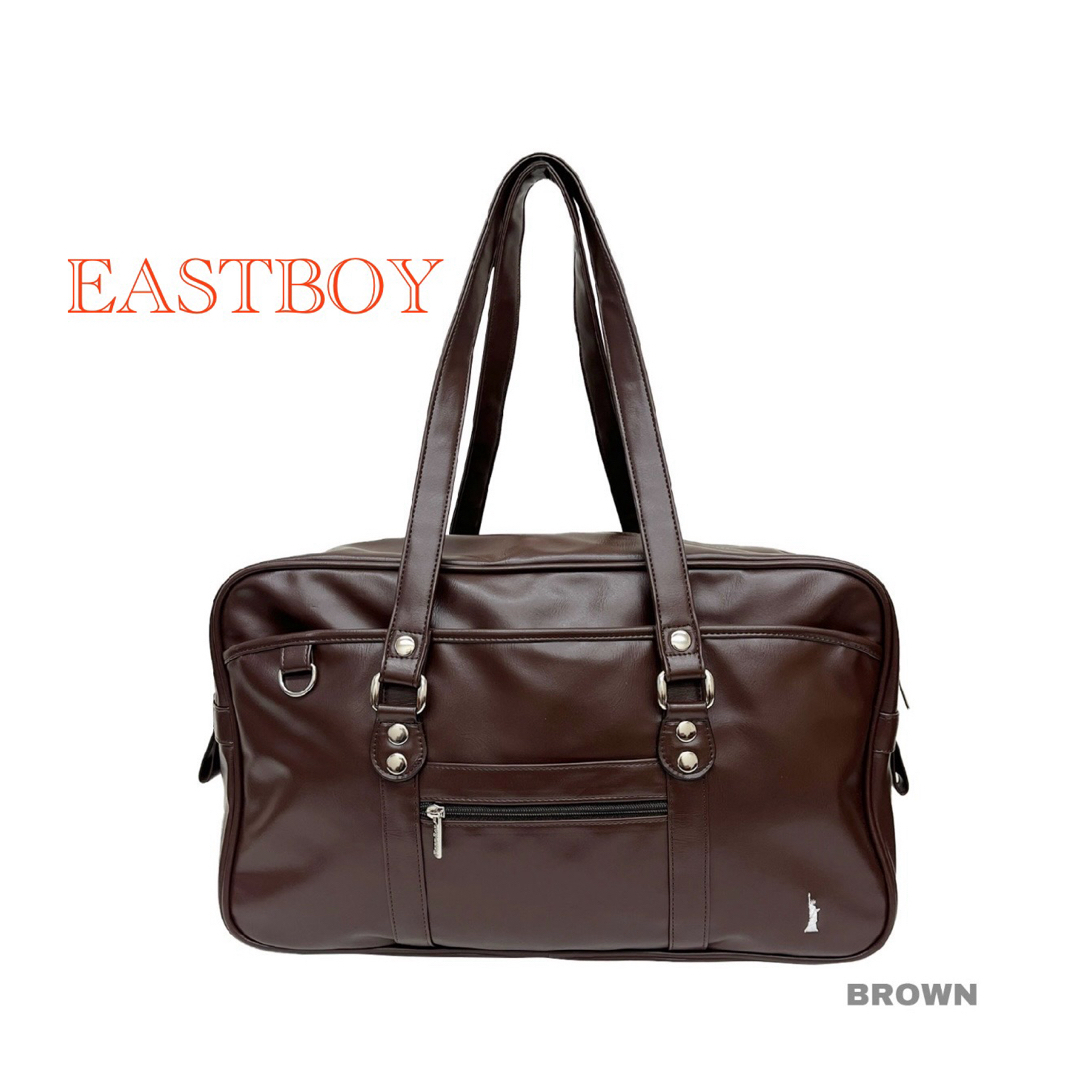 EASTBOY(イーストボーイ)のEASTBOY スクールバッグ(合皮)      ブラウン レディースのバッグ(トートバッグ)の商品写真