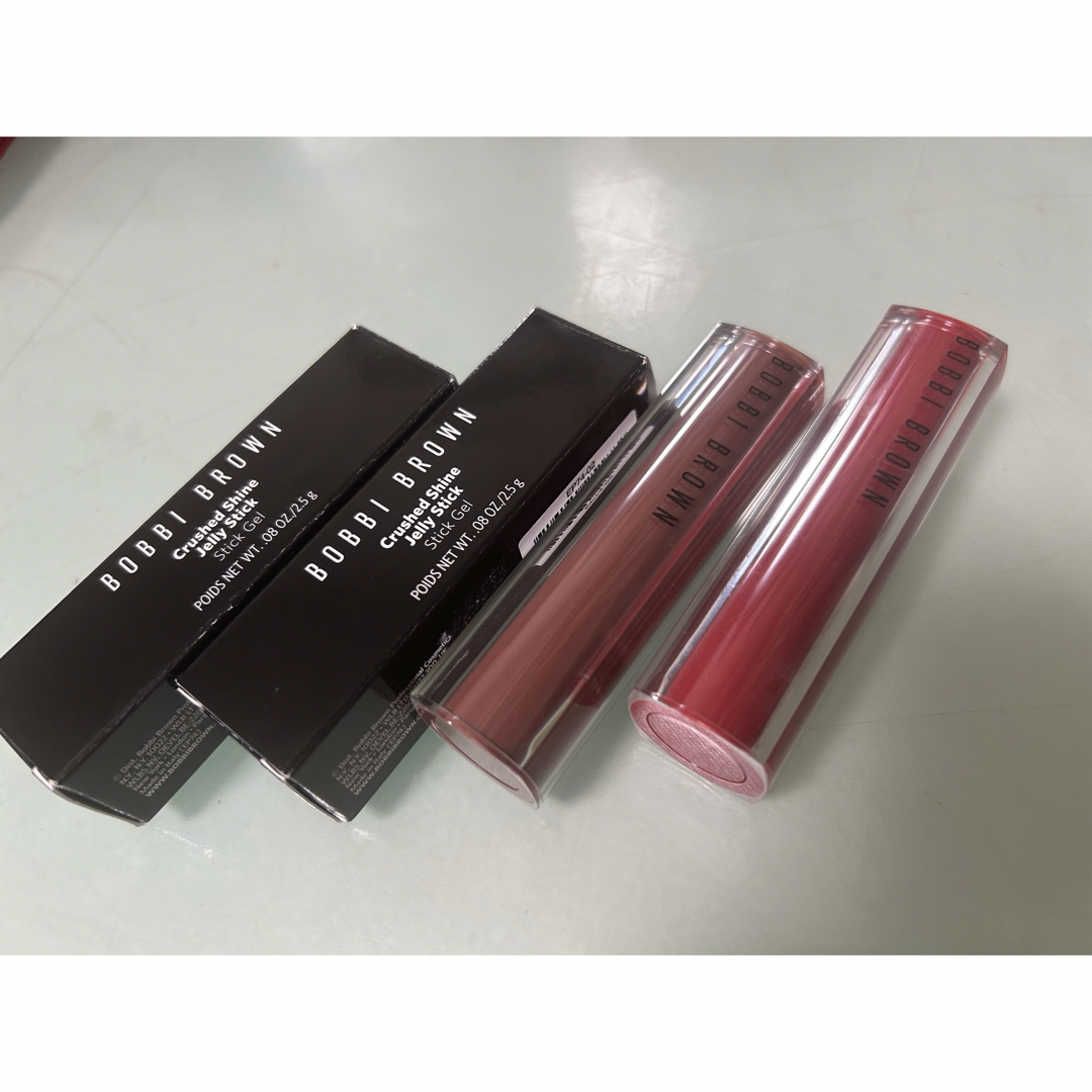 BOBBI BROWN(ボビイブラウン)の【2色セット】ボビイ ブラウン クラッシュド シャイン ジェリー スティック  コスメ/美容のベースメイク/化粧品(口紅)の商品写真