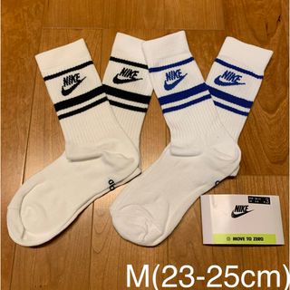 ナイキ(NIKE)の新品　ナイキ　M(23-25cm)  エッセンシャル　クルーソックス　2足セット(ソックス)