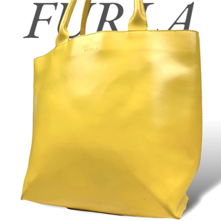 フルラ(Furla)のフルラ FURLA レザー トートバッグ きれい色 ミモザカラー 黄色(トートバッグ)