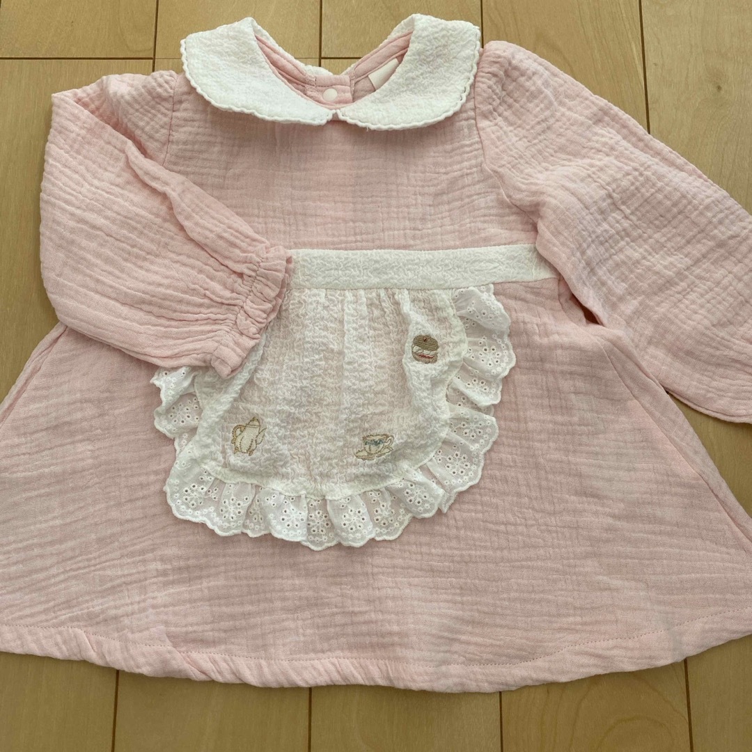 バースデイ(バースデイ)のcottoli  80センチ　未使用 キッズ/ベビー/マタニティのベビー服(~85cm)(ワンピース)の商品写真