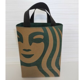スターバックスコーヒー(Starbucks Coffee)の紙袋　バッグ　ハンドメイド(バッグ)
