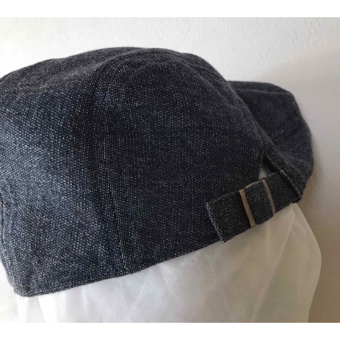 Higashida 東田  デニム調 ベレー帽 レディースの帽子(ハンチング/ベレー帽)の商品写真