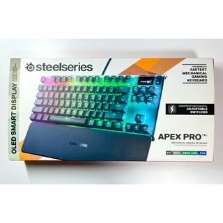 スティールシリーズ(SteelSeries)のSteelSeries APEX PRO TKL（US配列）ラピットトリガー搭載(PC周辺機器)