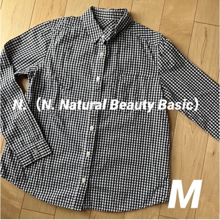 エヌナチュラルビューティーベーシック(N.Natural beauty basic)のN.（N. Natural Beauty Basic）チェックシャツ　M(シャツ/ブラウス(長袖/七分))