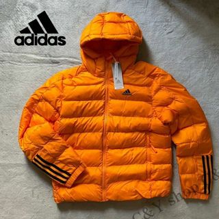 アディダス(adidas)の新品 adidas Lサイズ 3ストライプ 中綿ジャケット(ダウンジャケット)