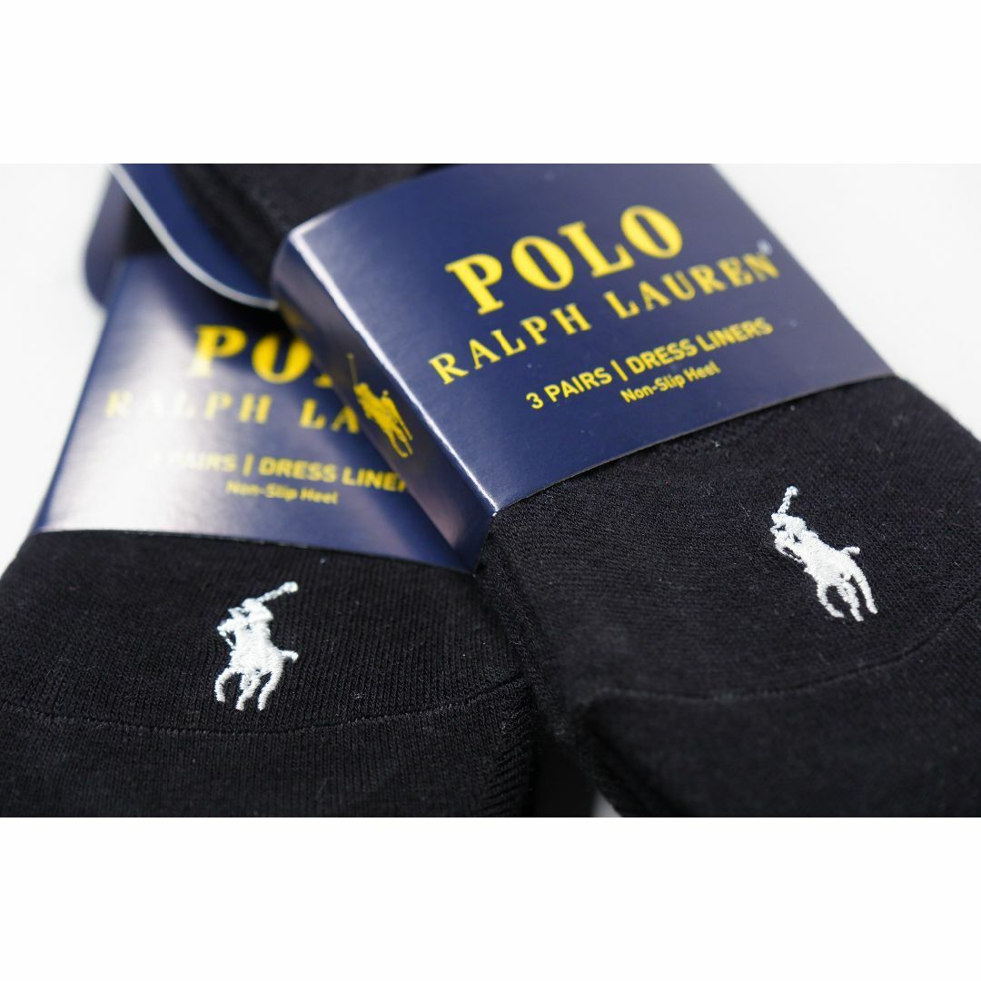 POLO RALPH LAUREN(ポロラルフローレン)のPOLOラルフローレン【レディース／3足×2セット】フットカバー合計6足【新品】 レディースのレッグウェア(ソックス)の商品写真