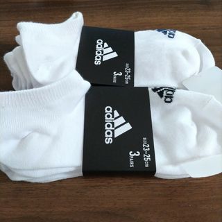 アディダス(adidas)の新品アディダス靴下まとめ売り23〜25　スクールソックス(靴下/タイツ)