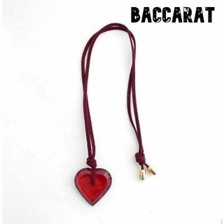 バカラ(Baccarat)の良品 綺麗 Baccarat アラフォリ ハート ネックレス チョーカー(ネックレス)