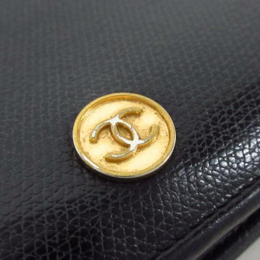 CHANEL(シャネル)のCHANEL(シャネル) 長財布 - 黒 レザー レディースのファッション小物(財布)の商品写真