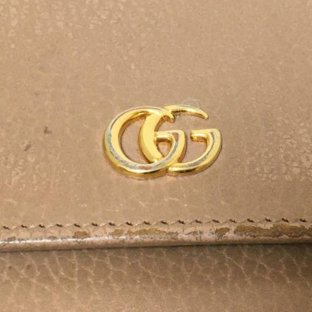GUCCI(グッチ) 2つ折り財布 GGマーモント 598587 ピンクベージュ GUCCI(グッチ) 2つ折り財布 GGマーモント 598587 ピンクベージュ