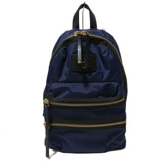 マークジェイコブス(MARC JACOBS)のMARC JACOBS(マークジェイコブス) リュックサック バイカーバックパック M0012700 ネイビー ナイロン(リュック/バックパック)