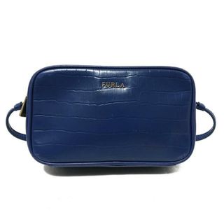 フルラ(Furla)のFURLA(フルラ) ショルダーバッグ リリ ブルー 型押し加工 レザー(ショルダーバッグ)