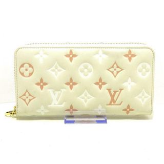 ルイヴィトン(LOUIS VUITTON)のLOUIS VUITTON(ルイヴィトン) 長財布 クッサン ジッピーウォレット M82290 クレーム パフ感のあるラムレザー（皮革の種類：羊革）(財布)