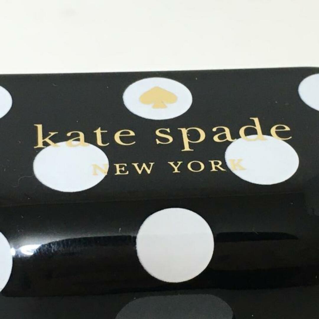 kate spade new york(ケイトスペードニューヨーク)のKate spade(ケイトスペード) 小物入れ美品  - 黒×白×ゴールド Air pods Pro ケース/ドット柄 プラスチック レディースのファッション小物(その他)の商品写真
