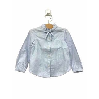 ファミリア(familiar)の【中古】fdash　 エフダッシュ　子供服 女の子 ブラウス リボン サイズ110cm(シャツ/ブラウス(長袖/七分))