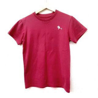 ザノースフェイス(THE NORTH FACE)のTHE NORTH FACE(ノースフェイス) 半袖Tシャツ サイズS レディース美品  - ピンク クルーネック(Tシャツ(半袖/袖なし))