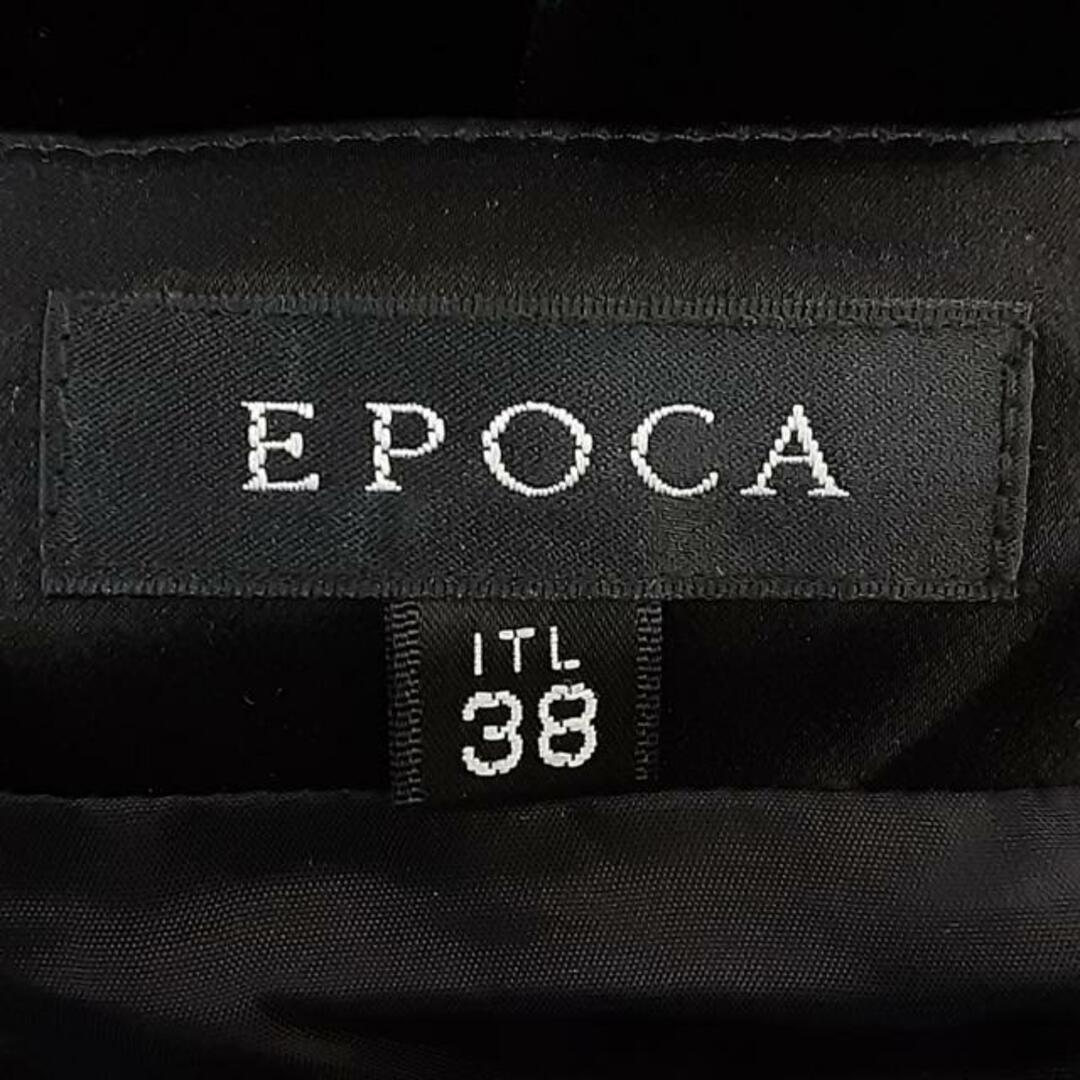 EPOCA(エポカ)のEPOCA(エポカ) スカート サイズ38 M レディース美品  - 黒 ひざ丈 レディースのスカート(その他)の商品写真