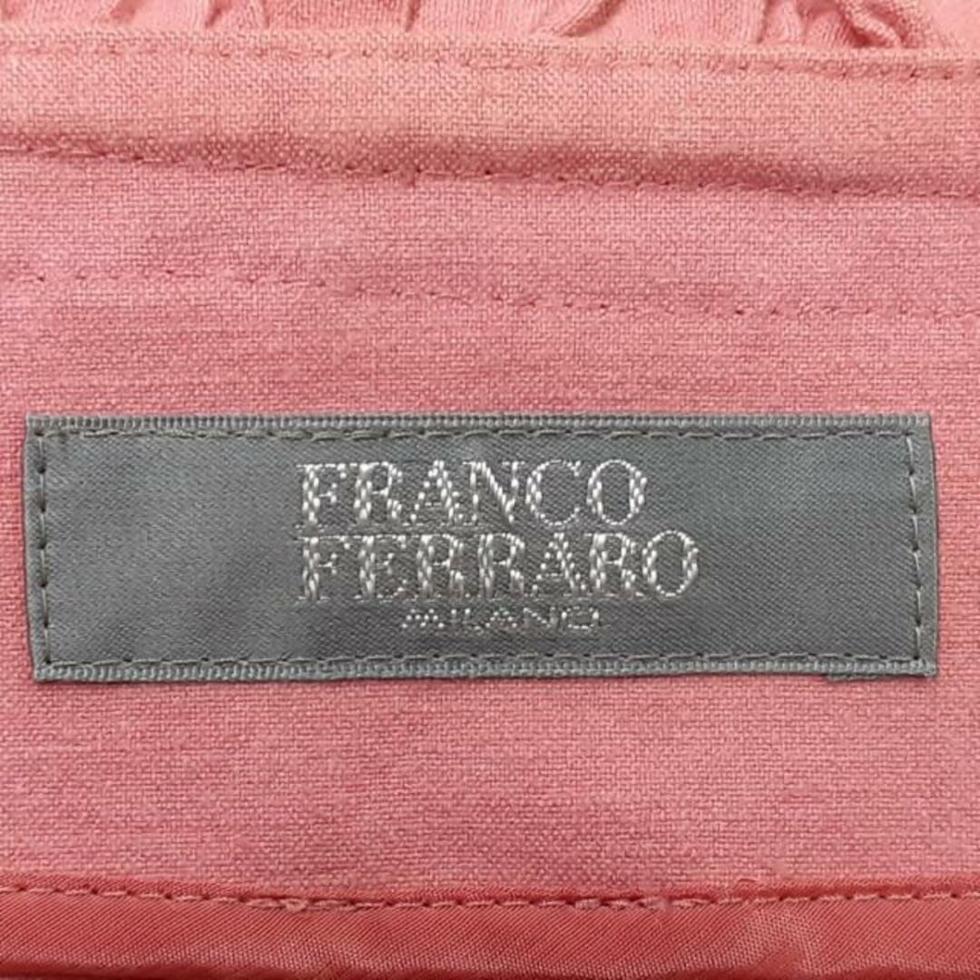 FRANCO FERRARO(フランコフェラーロ)のFRANCO FERRARO(フランコフェラーロ) スカートスーツ レディース - ピンク フリル レディースのフォーマル/ドレス(スーツ)の商品写真