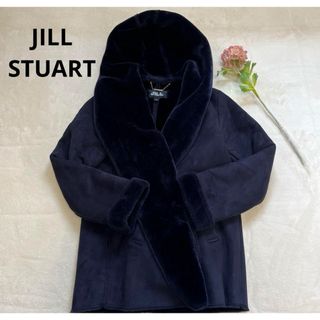 ジルスチュアート(JILLSTUART)の【JILLSTUART】　ジルスチュアート　フード付きコート　Mサイズ(その他)