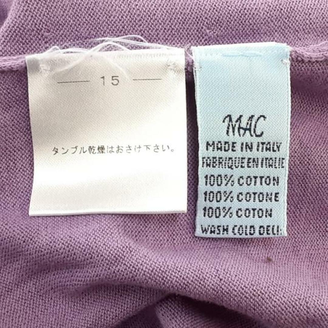 malo(マーロ)のMALO(マーロ) 半袖セーター サイズ48 XL レディース美品  - パープル レディースのトップス(ニット/セーター)の商品写真